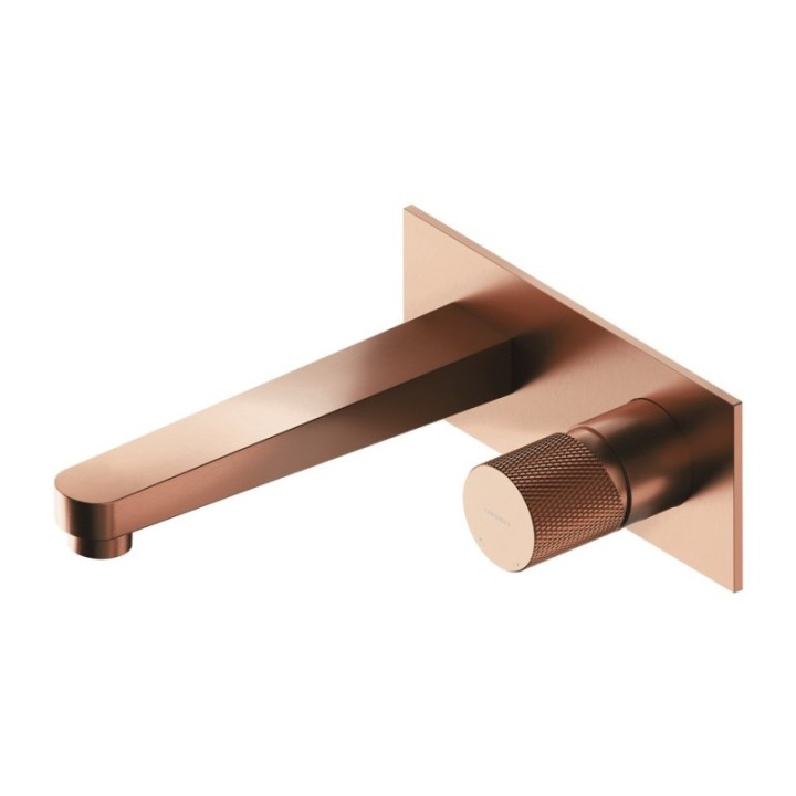 Bateria umywalkowa podtynkowa OMNIRES CONTOUR miedź szczotkowana CT8015CPB