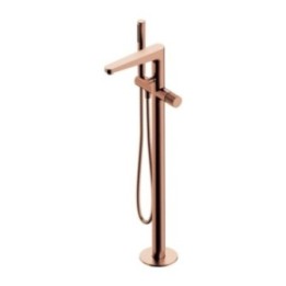 Bateria wannowa wolnostojąca OMNIRES CONTOUR miedź szczotkowana CT8033CPB