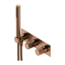 Bateria wannowo-prysznicowa OMNIRES CONTOUR miedź szczotkowana CT8035/1CPB
