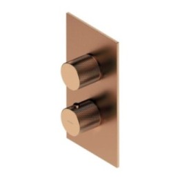 Bateria wannowo-prysznicowa termostatyczna OMNIRES CONTOUR miedź szczotkowana CT8036CPB