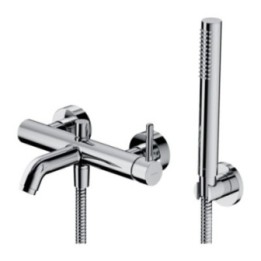 Bateria wannowa z zestawem prysznicowym OMNIRES Y chrom Y1231CR