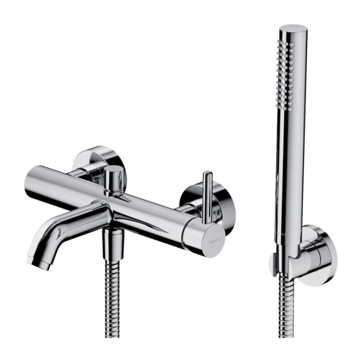 Bateria wannowa z zestawem prysznicowym OMNIRES Y chrom Y1231CR