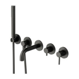 Bateria wannowa 5-otworowa podtynkowa OMNIRES Y grafit Y1237-1SGR