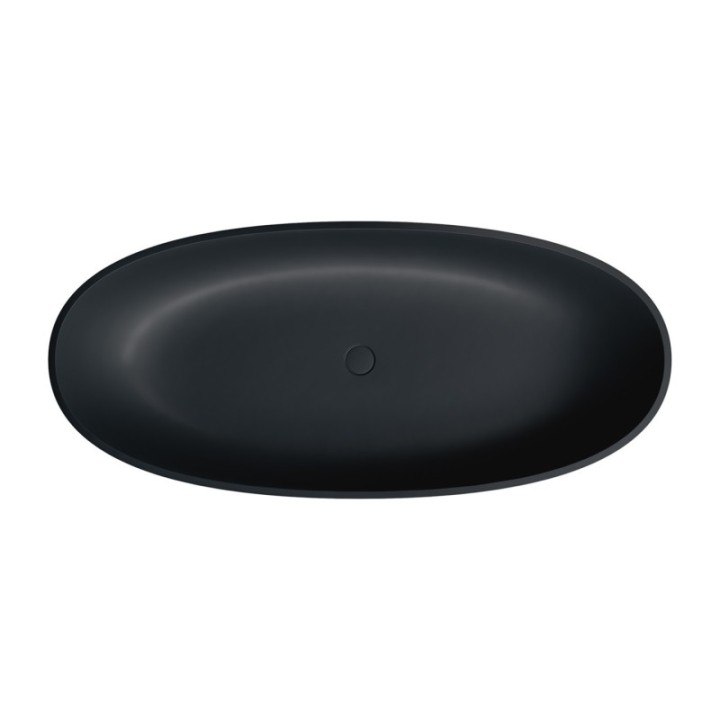 Wanna wolnostojąca 175x78 cm OMNIRES SHELL M+ black lava SHELL175WWBLV