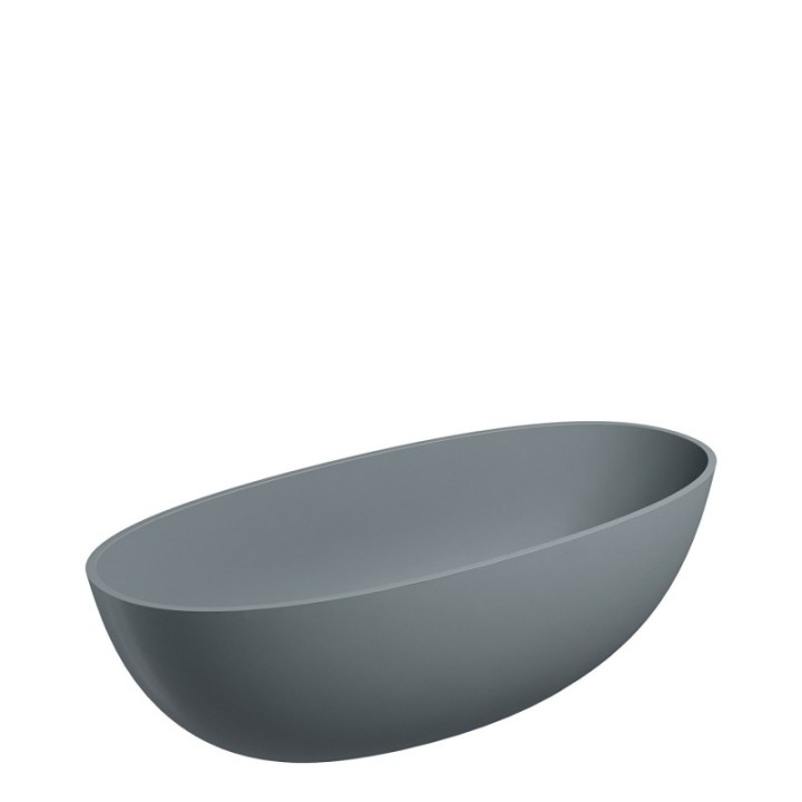 Wanna wolnostojąca 175x78 cm OMNIRES SHELL M+ ash grey SHELL148WWAG