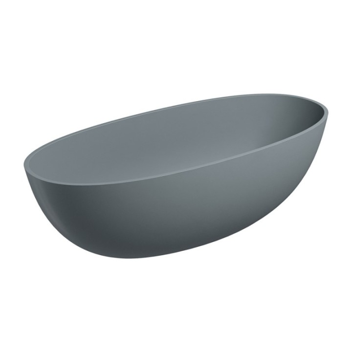 Wanna wolnostojąca 175x78 cm OMNIRES SHELL M+ ash grey SHELL148WWAG