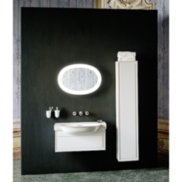Umywalka ścienna Laufen The New Classic 800 x 480 mm z 3 otw. biała mat. H8138557571081