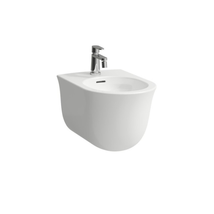 Bidet podwieszany Laufen The New Classic 370 x 530 mm z otw. biały mat H8308517573021