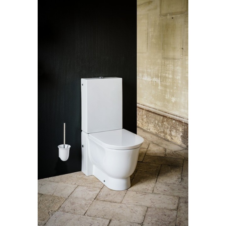 Ceramiczny pojemnik na szczotkę WC Laufen The New Classic biały mat. H8738527570001