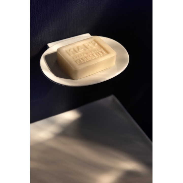 Ceramiczna półka na mydło Laufen The New Classic biała mat. H8738567570001