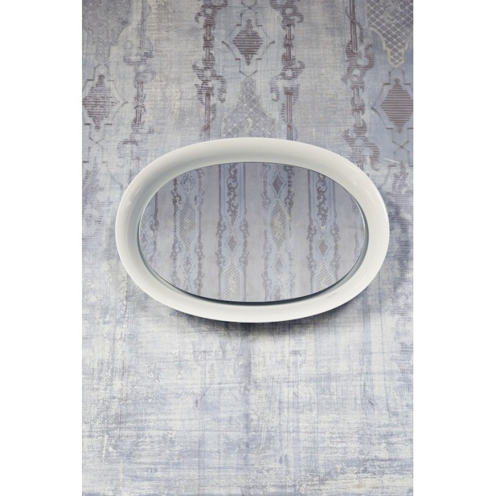 Lustro ceramiczne z oświetleniem LED 4000 K Laufen The New Classic białe H4060700850001