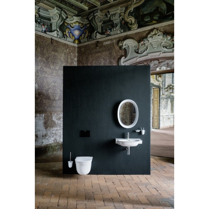 Lustro ceramiczne z oświetleniem LED 4000 K Laufen The New Classic białe mat. H4060700857571