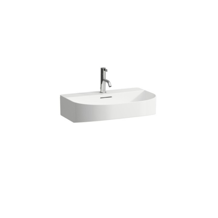 Umywalka ścienna Laufen Sonar 600 x 420 mm z 3 otw. biała mat. H8163427571081