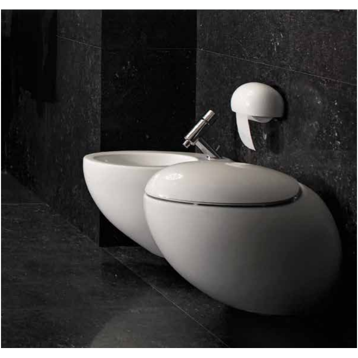 Miska podwieszana wc Laufen IL Bagno Alessi One 390 x 585 mm RIMLESS biała LCC H8209714000001