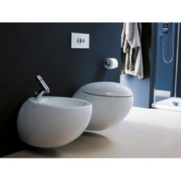Bidet podwieszany Laufen IL Bagno Alessi One 390 x 585 mm biały LCC H8309714003041