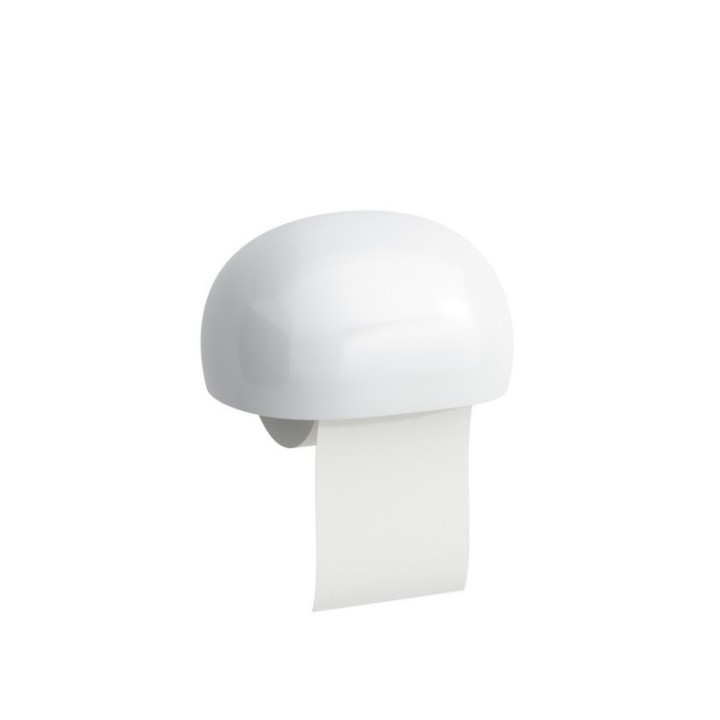 Ceramiczny pojemnik na papier toaletowy Laufen IL Bagno Alessi One biały H8709700000001