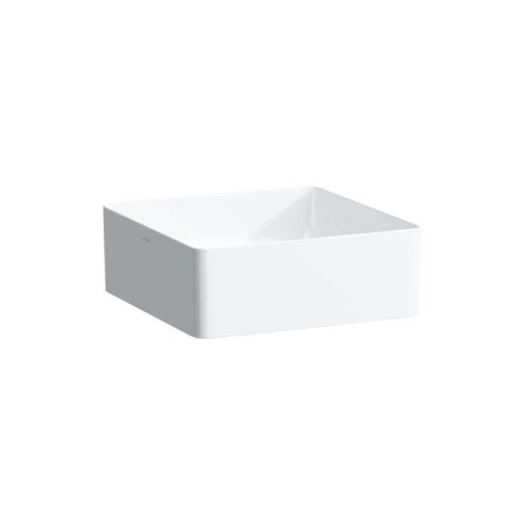 Umywalka nablatowa Laufen Living Square 360 x 360 mm bez otw. biała H8114330001121