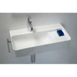Umywalka ścienna compacto Laufen Val 600 x 315 mm z otw. biała H8152850001041