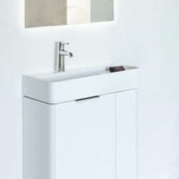 Umywalka ścienna compacto Laufen Val 600 x 315 mm szlifowana od spodu z otw. H8172850001041