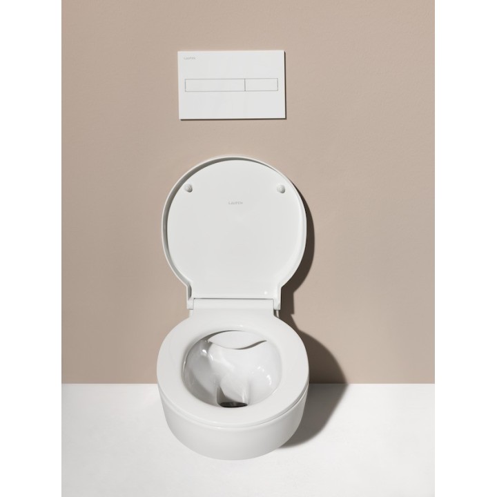 Miska podwieszana wc Laufen Val 390 x 530 mm RIMLESS biała H8202810000001