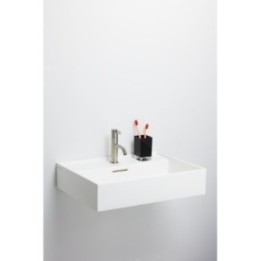 Umywalka ścienna Laufen Kartell by Laufen 500 x 460 mm z otw. biała mat. H8103327571041