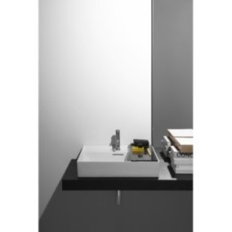 Umywalka ścienna Laufen Kartell 500 x 460 mm szlifowana od spodu z otw. biała mat. H8163327571041