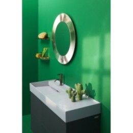 Umywalka ścienna Laufen Kartell 1200 x 460 mm blat po prawej stronie bez otw. czarny połysk H8133320201121