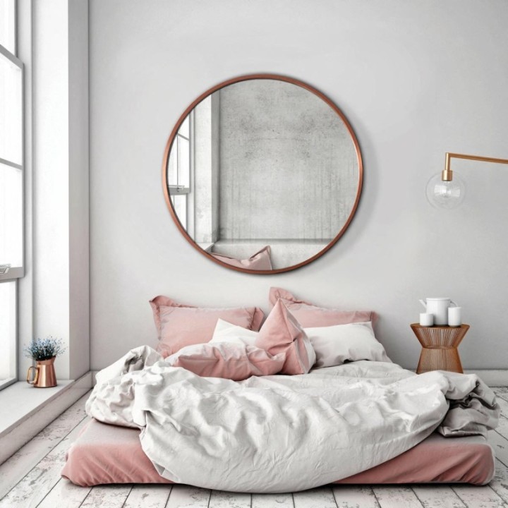 LUSTRO SCANDI – W MIEDZIANEJ RAMIE 130cm GieraDesign SCD/M/130