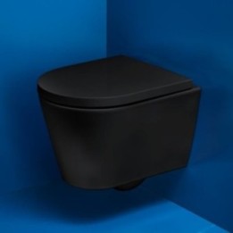 Miska podwieszana wc Laufen Kartell 490 x 370 mm czarny mat. H8203337160001