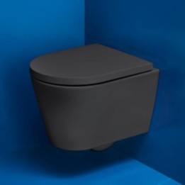 Miska podwieszana wc Laufen Kartell 490 x 370 mm grafit mat. H8203337580001