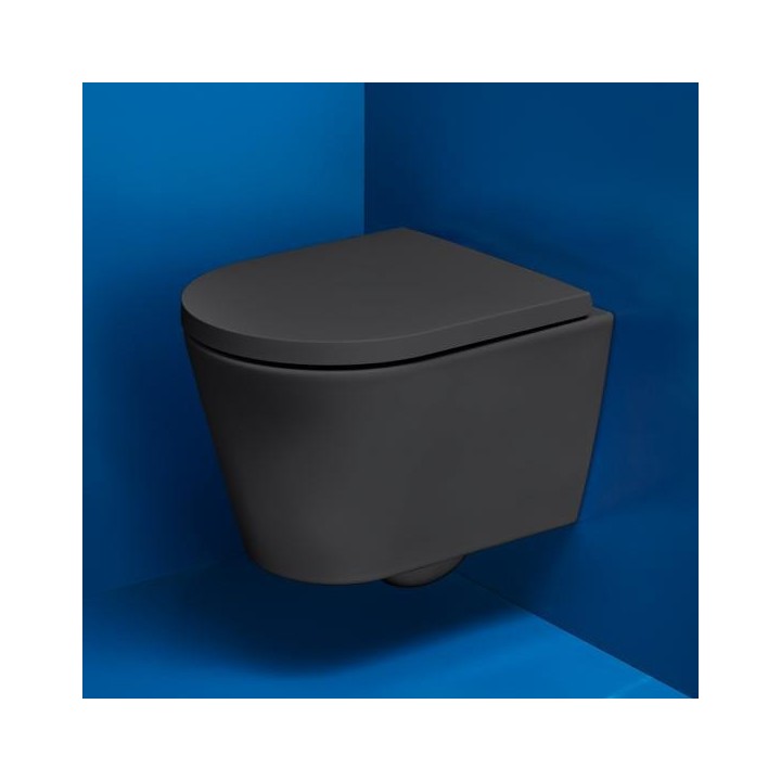 Miska podwieszana wc Laufen Kartell 490 x 370 mm grafit mat. H8203337580001