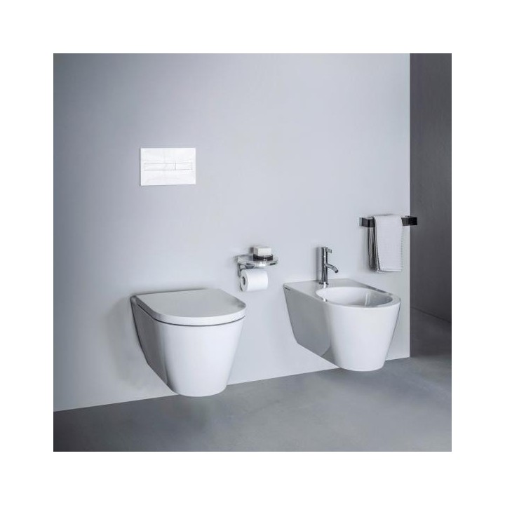 Miska podwieszana wc Laufen Kartell 370 x 545 mm RIMLESS biała mat. H8203377570001