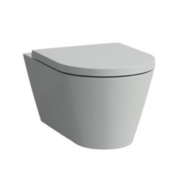 Miska podwieszana wc Laufen Kartell 370 x 545 mm RIMLESS szary mat. H8203377590001