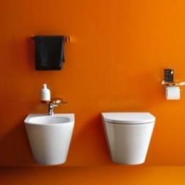 Bidet podwieszany Laufen Kartell 370 x 545 mm biały H8303310003021
