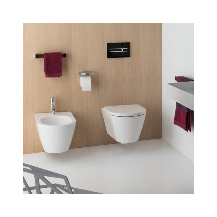 Bidet podwieszany Laufen Kartell 370 x 545 mm biały mat. H8303317573021