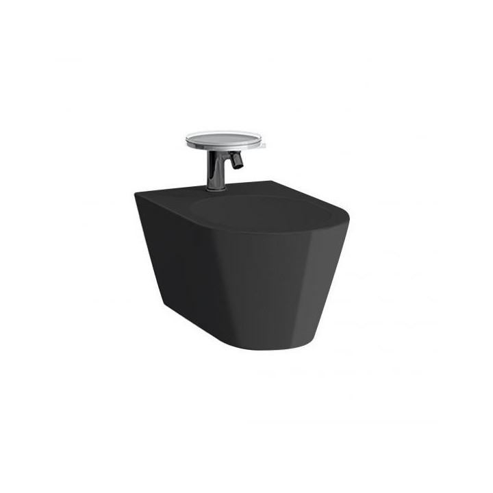 Bidet podwieszany Laufen Kartell 370 x 545 mm czarny połysk H8303310203021