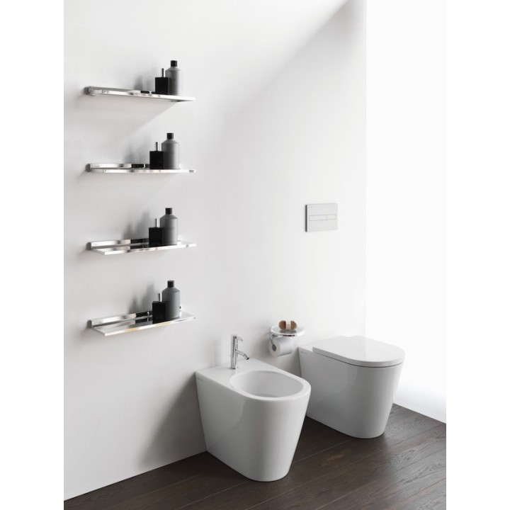 Bidet stojący, przyścienny Laufen Kartell 370 x 560 mm biały mat. H8323317573021