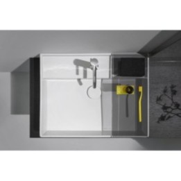 Półka na umywalkę Laufen Kartell 460 x 200 x 15 mm transparentna H3853310840001