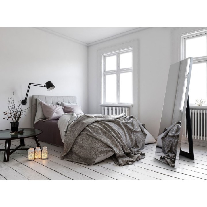 LUSTRO CZARNE STOJĄCE SILVER BLOCK 55x160cm SBL/ST/NB/55x160