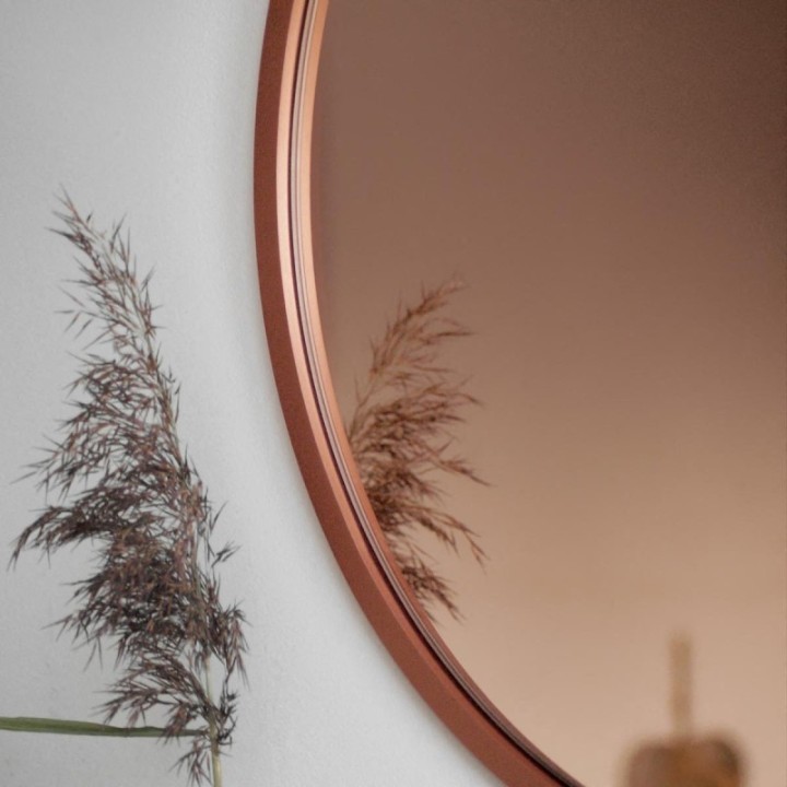 LUSTRO SCANDI MONO MIEDZIANE 110cm GieraDesign SCM/SL/M/110