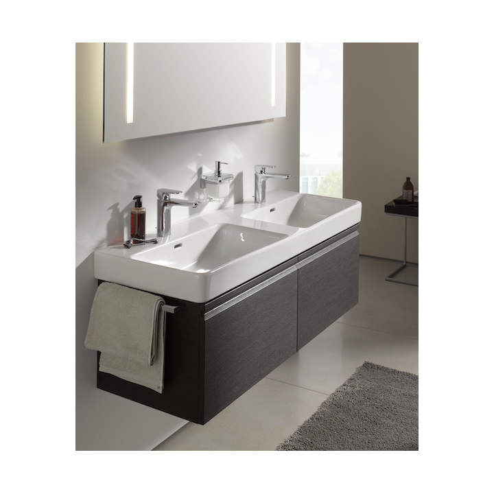 Umywalka LAUFEN PRO S 1300x465 mm z 2 otw. biała H8149680001041