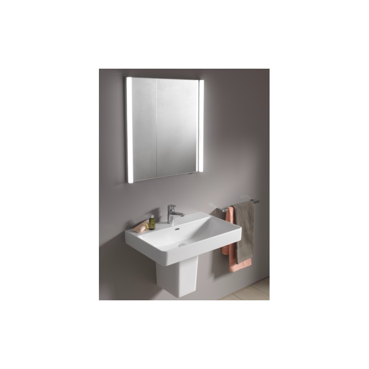 Umywalka ścienna LAUFEN PRO S 600x380 mm bez otw. biała H8189594001091