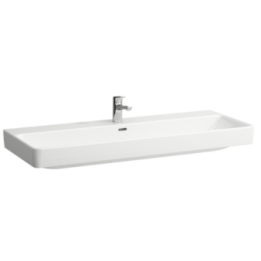 Umywalka ścienna LAUFEN PRO S 1200x460 mm bez otw. biała H8149654001091