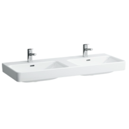 Umywalka ścienna LAUFEN PRO S 1200x460 mm z 2 otw. biała H8149664001041