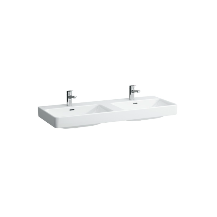 Umywalka ścienna LAUFEN PRO S 1200x460 mm bez otw. biała H8149664001091