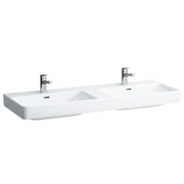 Umywalka ścienna LAUFEN PRO S 1300x460 mm bez otw. biała H8149684001091