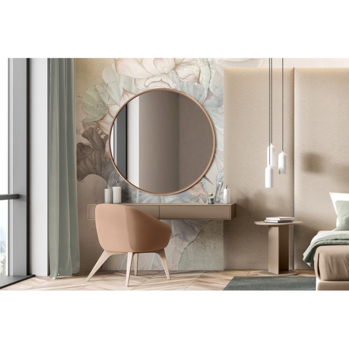 LUSTRO SCANDI SLIM – MIEDZIANA RAMA 50cm GieraDesign SCD/SL/M/50
