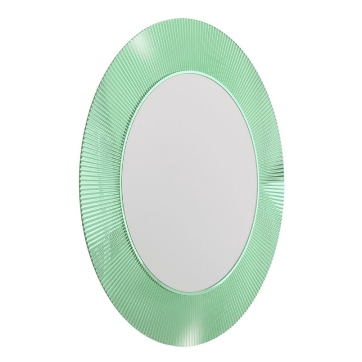 Lustro LED KARTELL BY LAUFEN 780x40x780 mm zielone H3863330920001