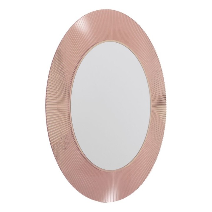 Lustro LED KARTELL BY LAUFEN 780x40x780 mm różowe H3863330930001
