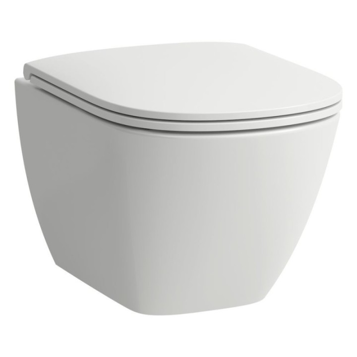Miska WC podwieszana Laufen Pro Lua krótka, Rimless ADVANCED 490 x 360 x 345 mm biały lcc H8200834000001